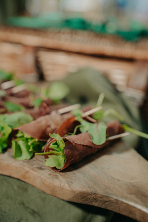 Meat and Fish Canapes