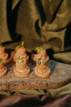 Meat and Fish Canapes