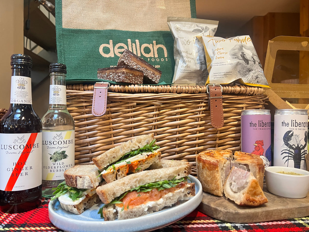 Gourmet Picnic Hamper for Two Delilah Fine Foods