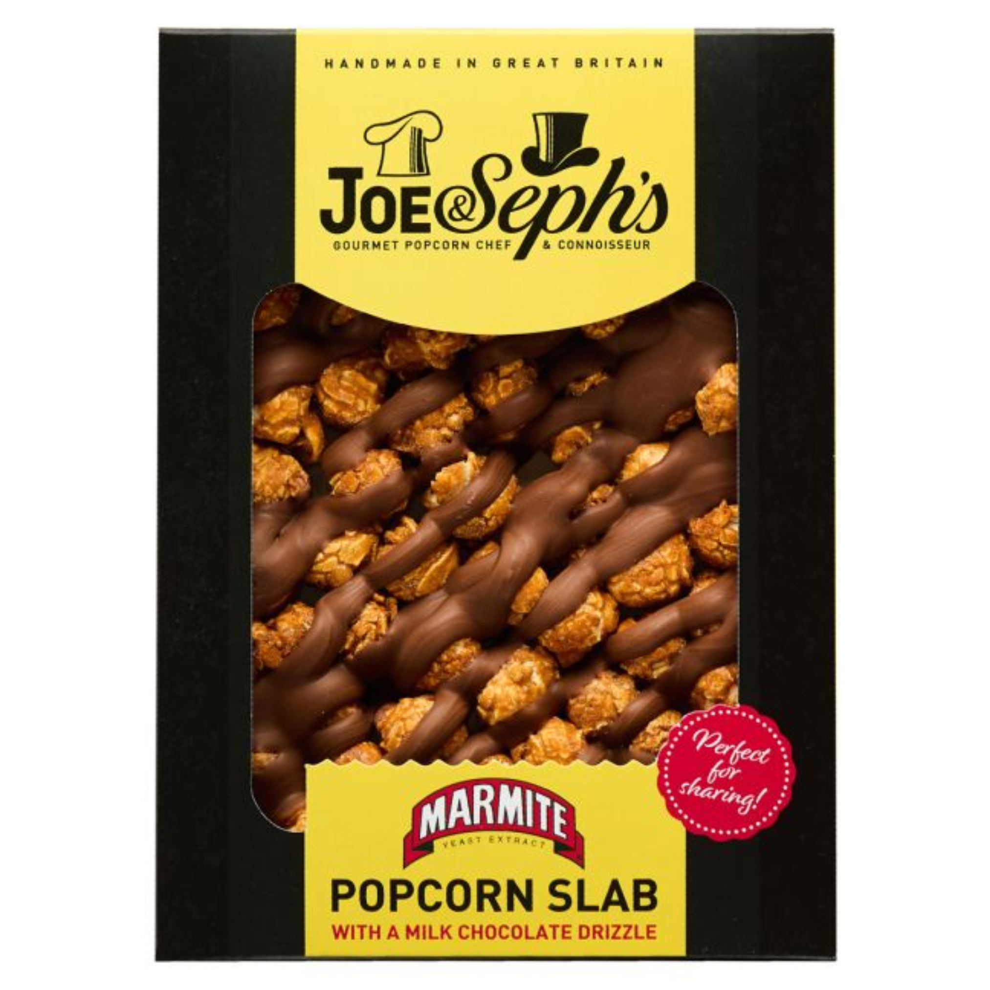 Joe & Seph's Marmite Popcorn Slab 115g