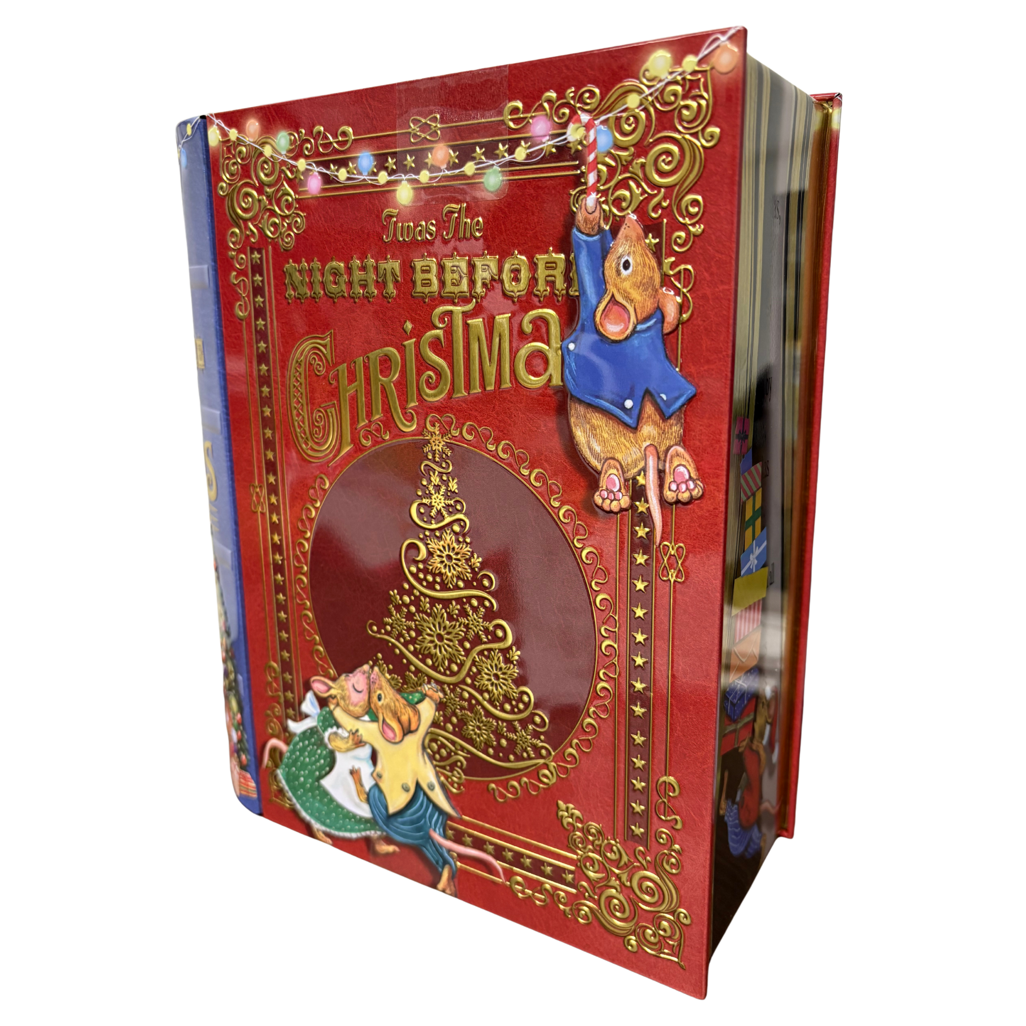 Night Before Christmas Book Cookie Tin 400g