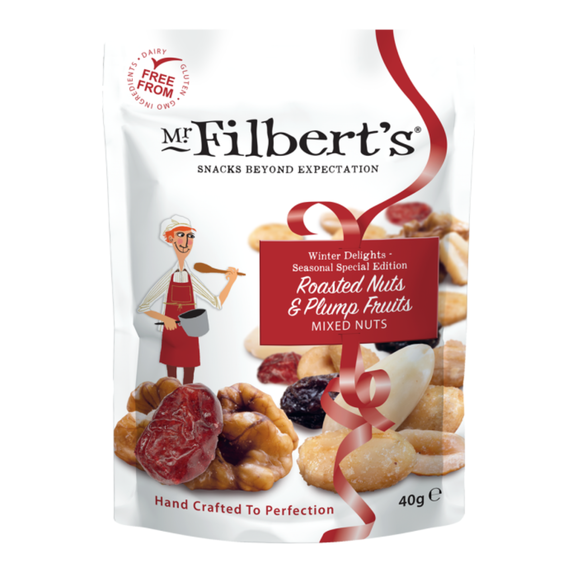 Filberts Roast Nuts & Plump Fruit 40g