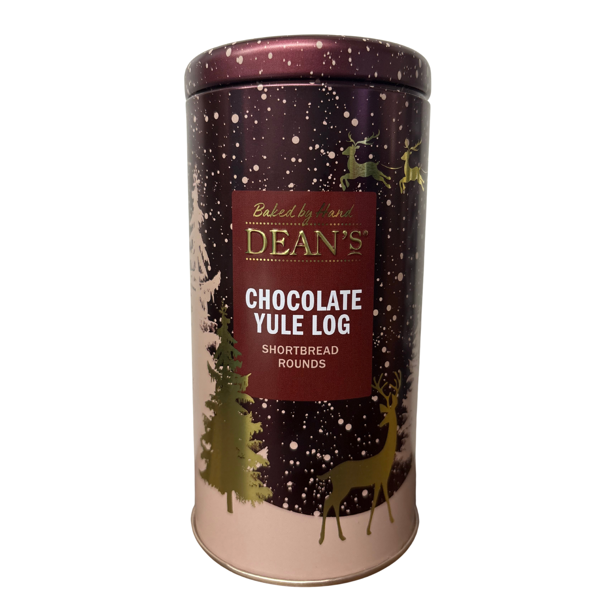 Deans Chocolate Yule Shortbread Tin 150g