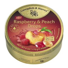 Cavendish & Harvey Raspberry & Peach Drops 175g