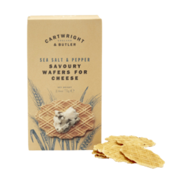 Cartwright & Butler Wafers for Cheese with Black Pepper 75g