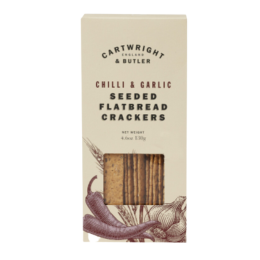Cartwright & Butler Chilli & Garlic Seeded Flatbreads 130g