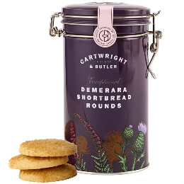 Cartwright & Butler Dermerara Shortbread Rounds Tin 200g