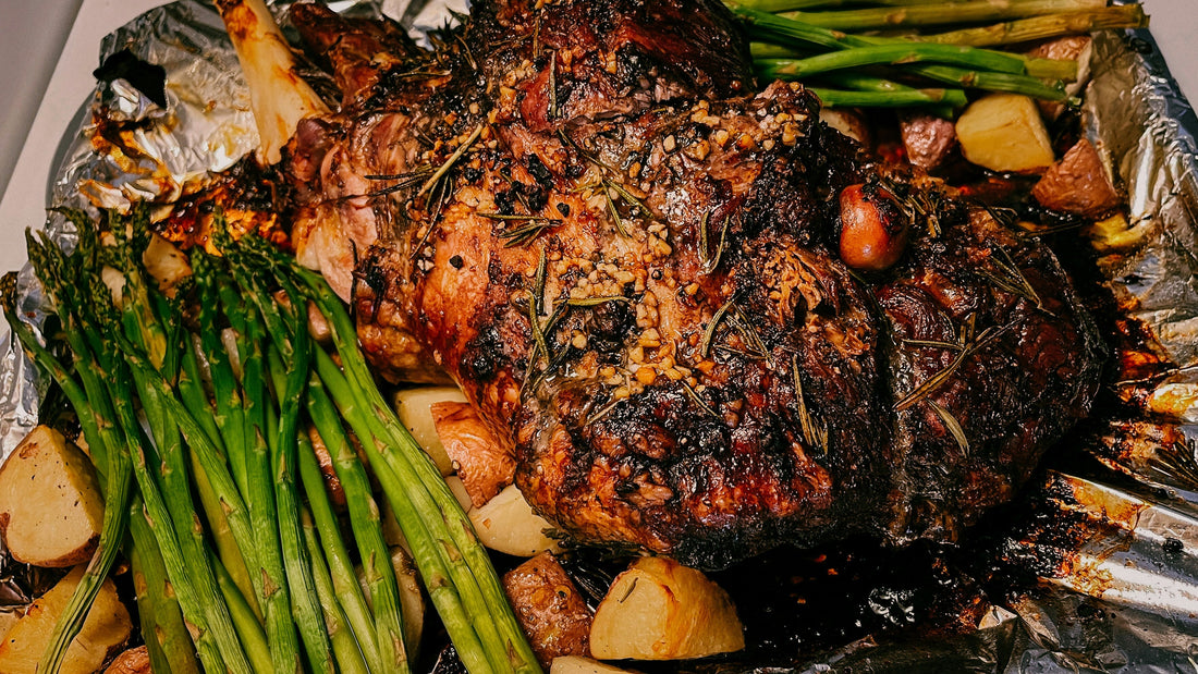 🌿 Easter Roast Lamb with Herb & Lemon Crust