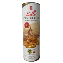 Belli Almond Cantuccini in Gift Tube 250g