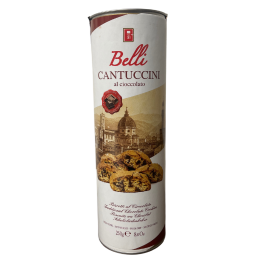 Belli Chocolate Cantuccini Gift Tube 250g