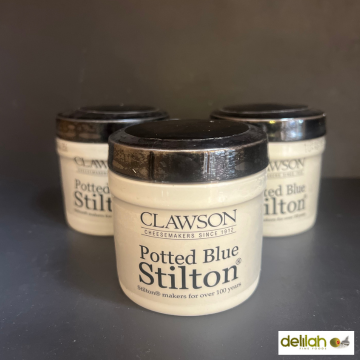 Long Clawson Stilton Jar COW P V 100g