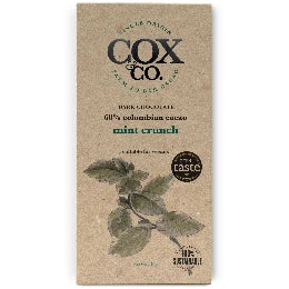 Cox&Co Dark Choc 60% Mint Crunch Bar 70g