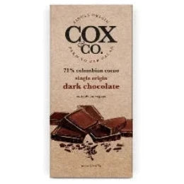 Cox&Co Dark Choc Single Origin 71% Bar 70g