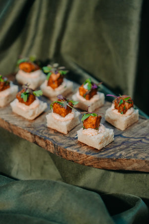 Meat and Fish Canapes
