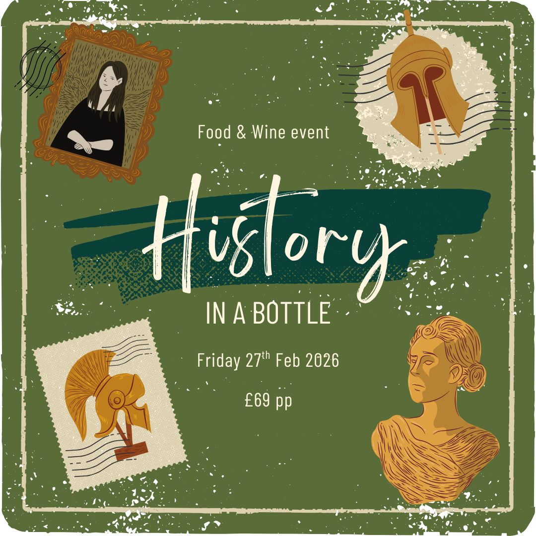 History in a Bottle- Modern Wines of the Ancient World- Food & Wine Event -  Friday 27th February 2026