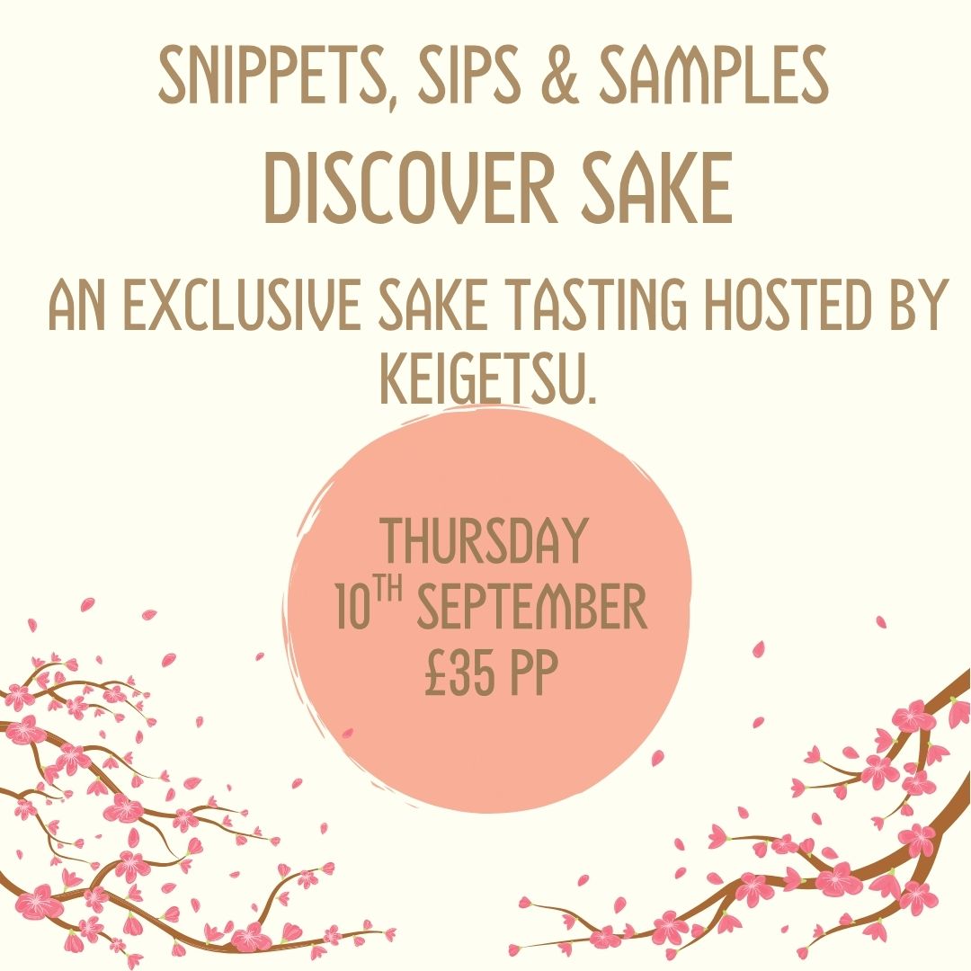 Delilah Tasting Bar: Snippets, Sips & Samples - Discover Sake - Thursday 10th September 2026