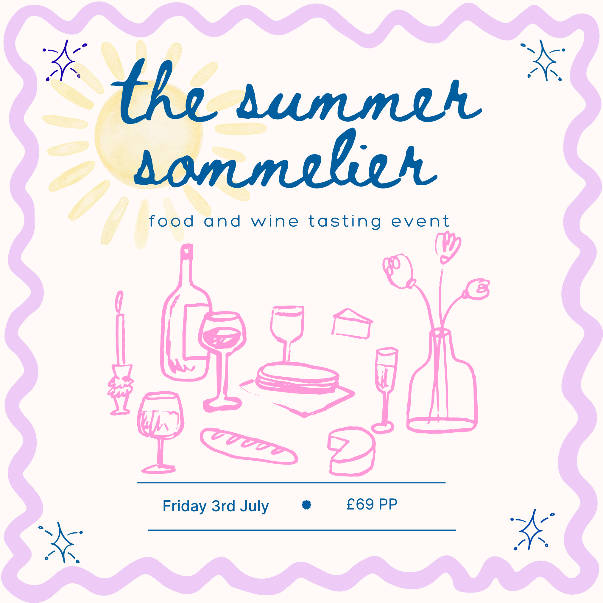 The Summer Sommelier - Food & Wine Event -  Friday 3rd July 2026