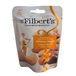 Mr Filberts Valencia Orange & Chocolate Nuts 40g