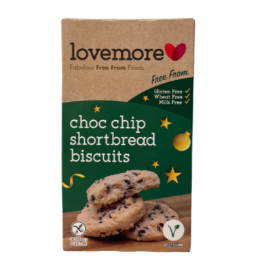 Lovemore GF Choc Chip Shortbread Biscuits 150g