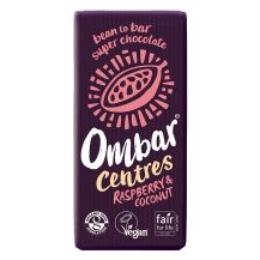 Ombar - Centres Dark Choc Rasp Coconut 70g