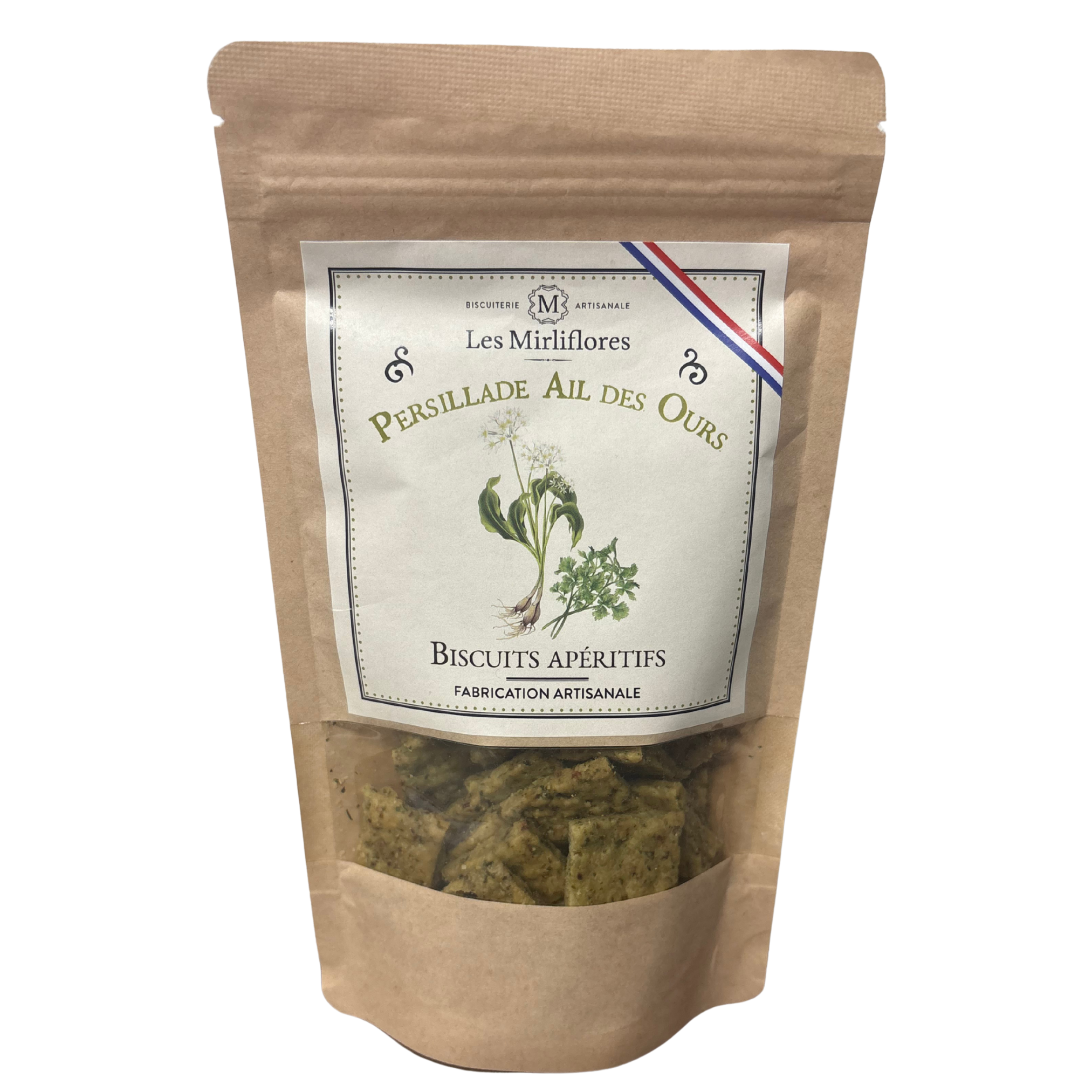 Mirliflores Wild Garlic Aperitif Biscuits