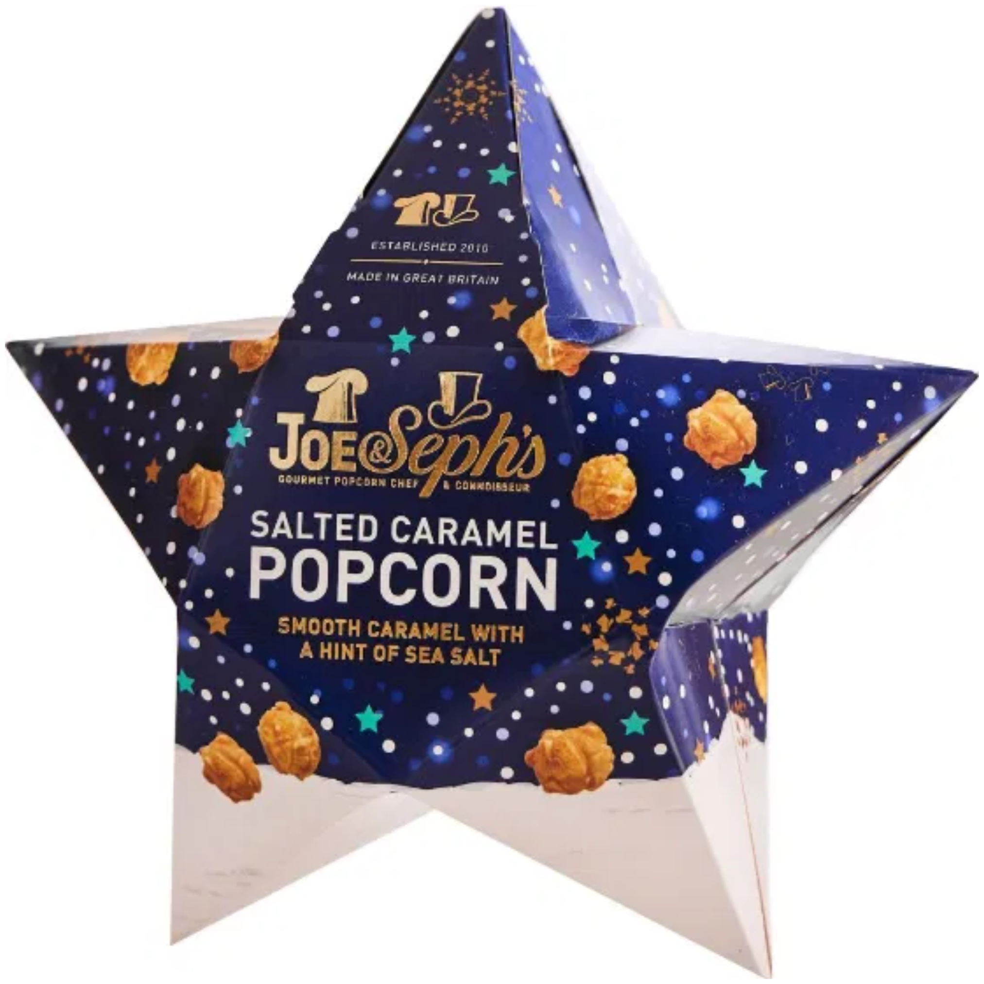 Joe & Sephs Salted Caramel Popcorn Star 32g