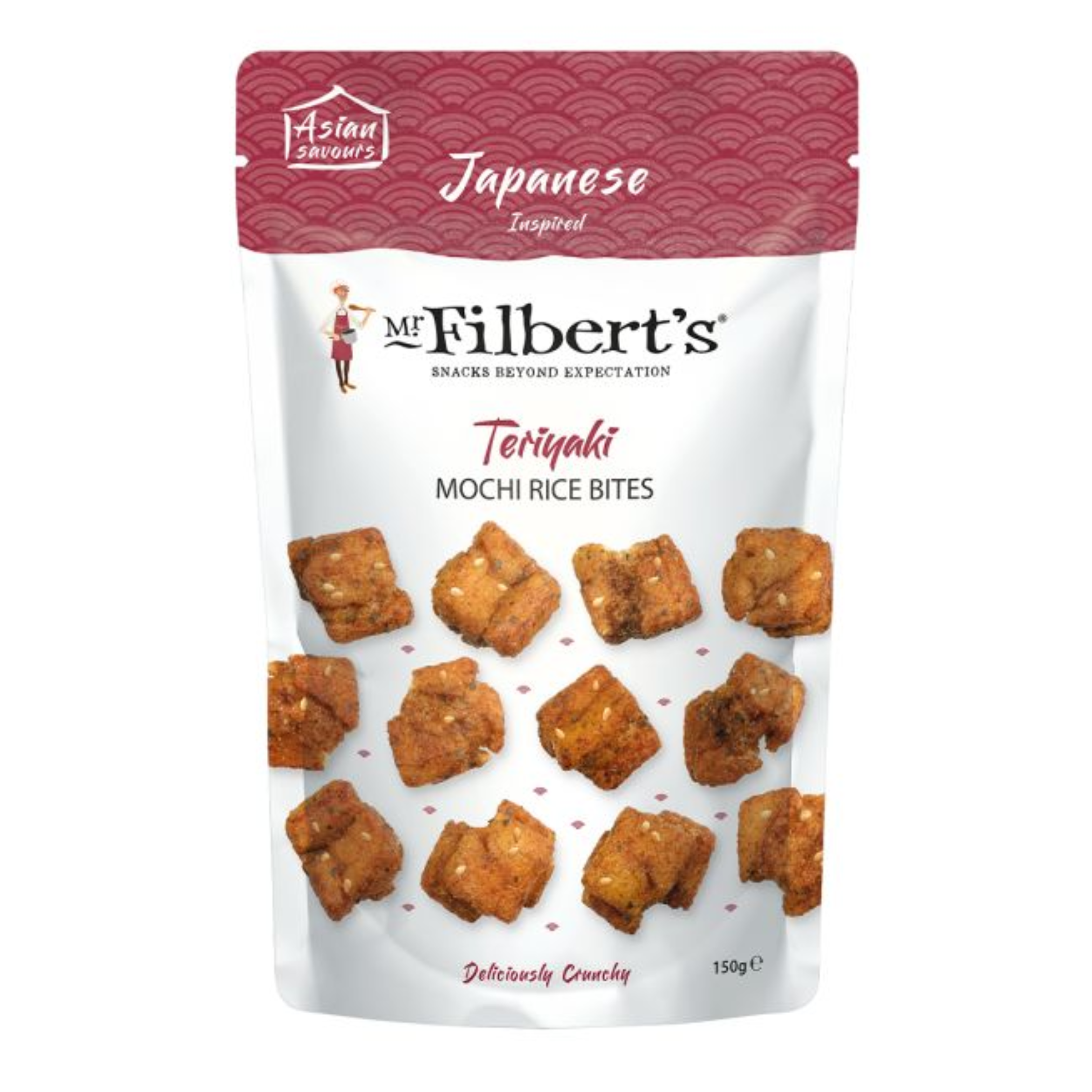 Filberts Teriyaki Mochi Rice Bites 150g