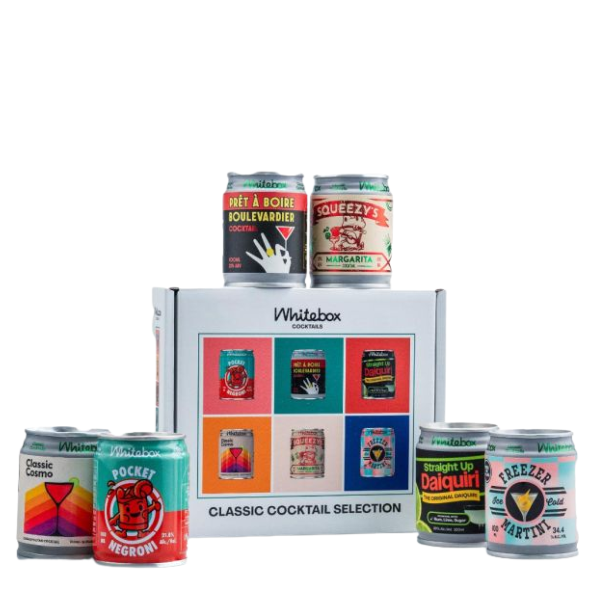 Whitebox Cocktail Selection Box 6 x 100ml