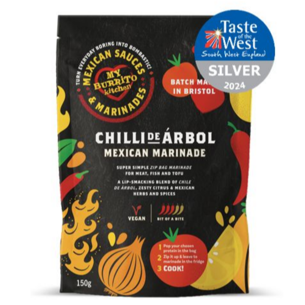 Burrito Kitchen Chile Arbol Marinade 150g