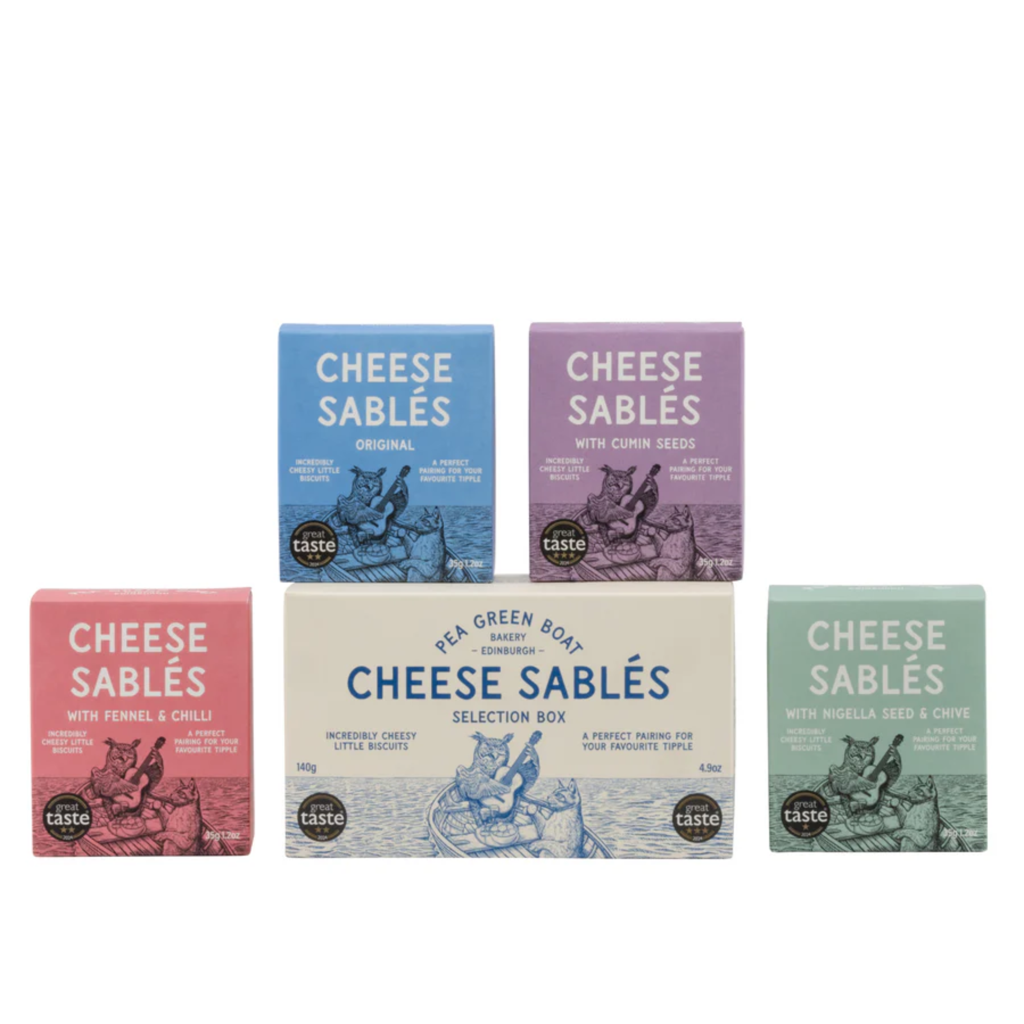 Cheese Sables Selection Box 140g