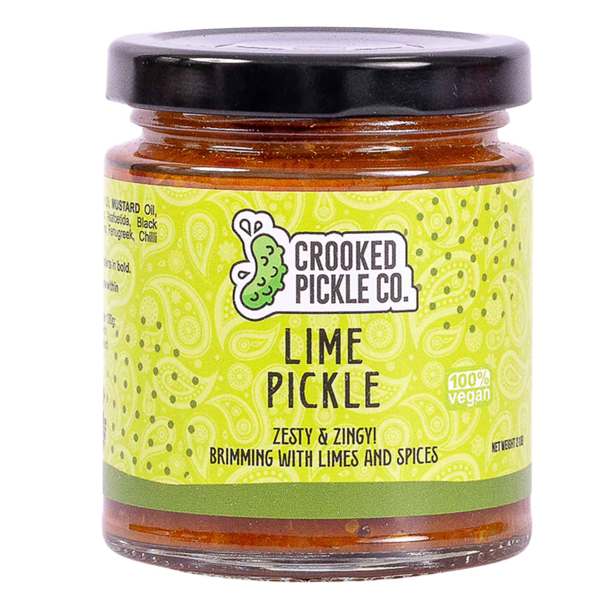 Crooked Pickle - Lime Pickle 200g