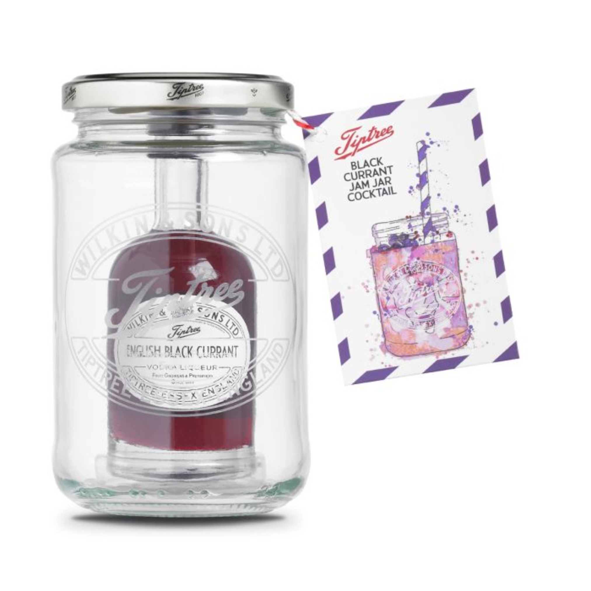 Tiptree Blackcurrant Vodka Jam Jar Cocktail 5cl