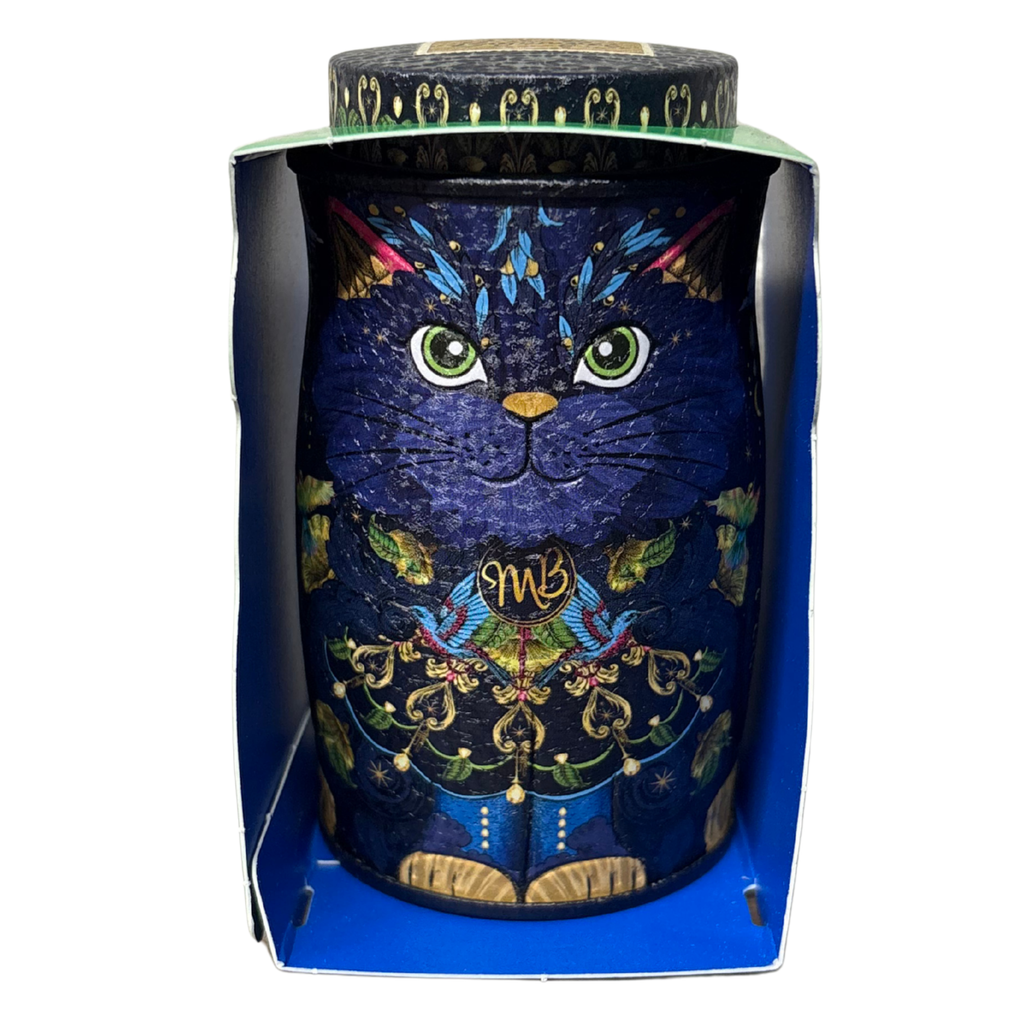 MontyB Vegan Cocoa Truffle Blue Cat Tin 36g