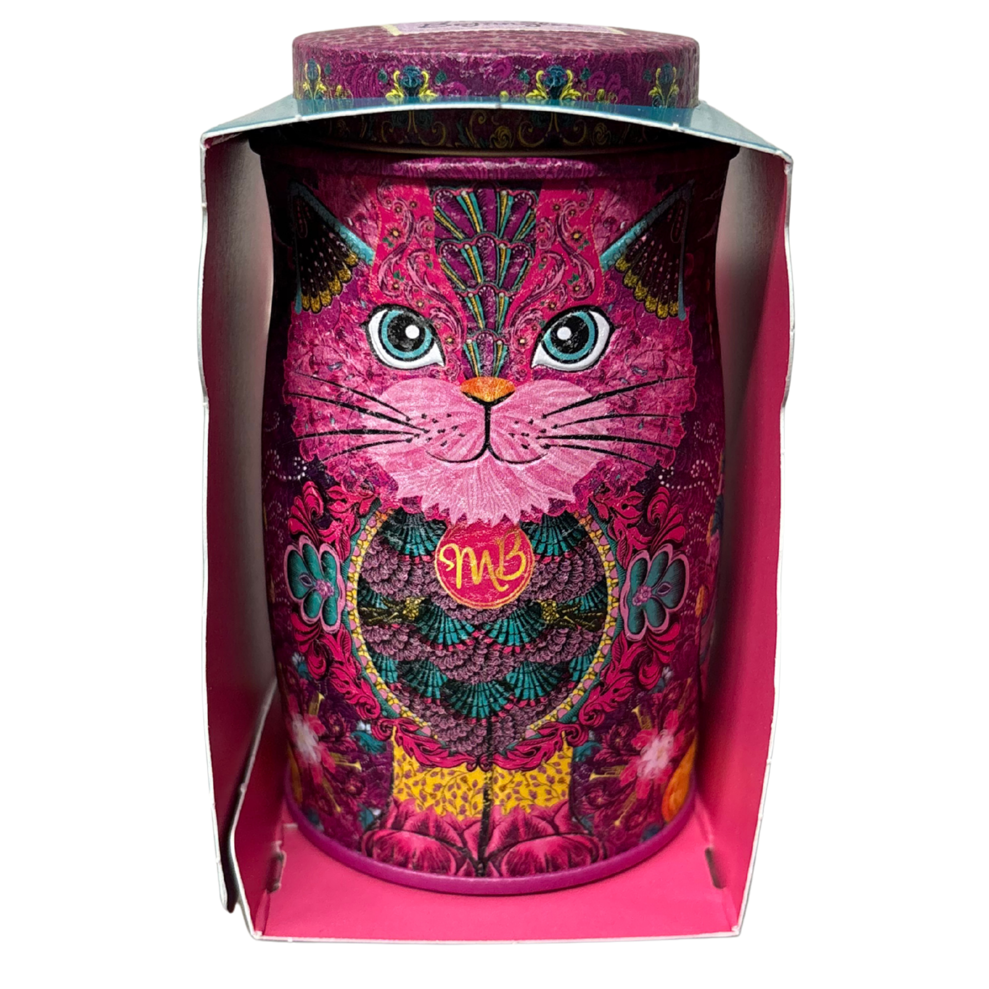 Monty Bojangles Persian Pink Choccy Scoffy Cat Tin 36g