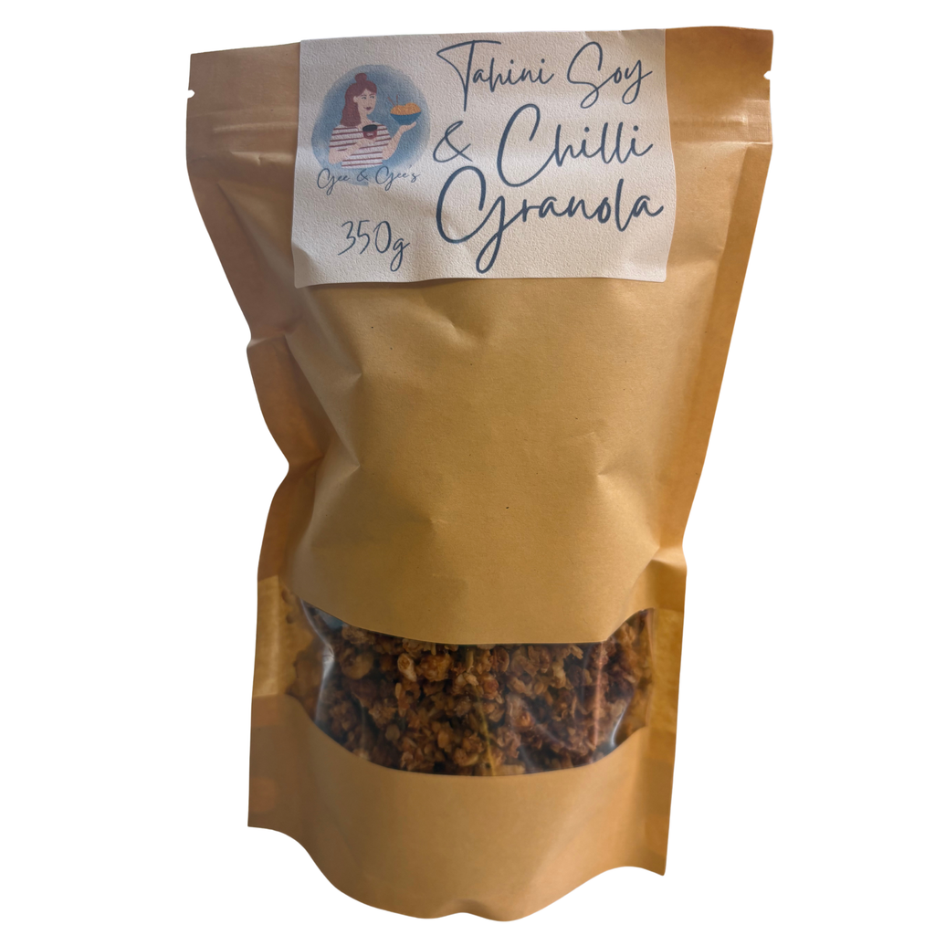 Gee & Gees Tahini, Soy & Chilli Granola 350g