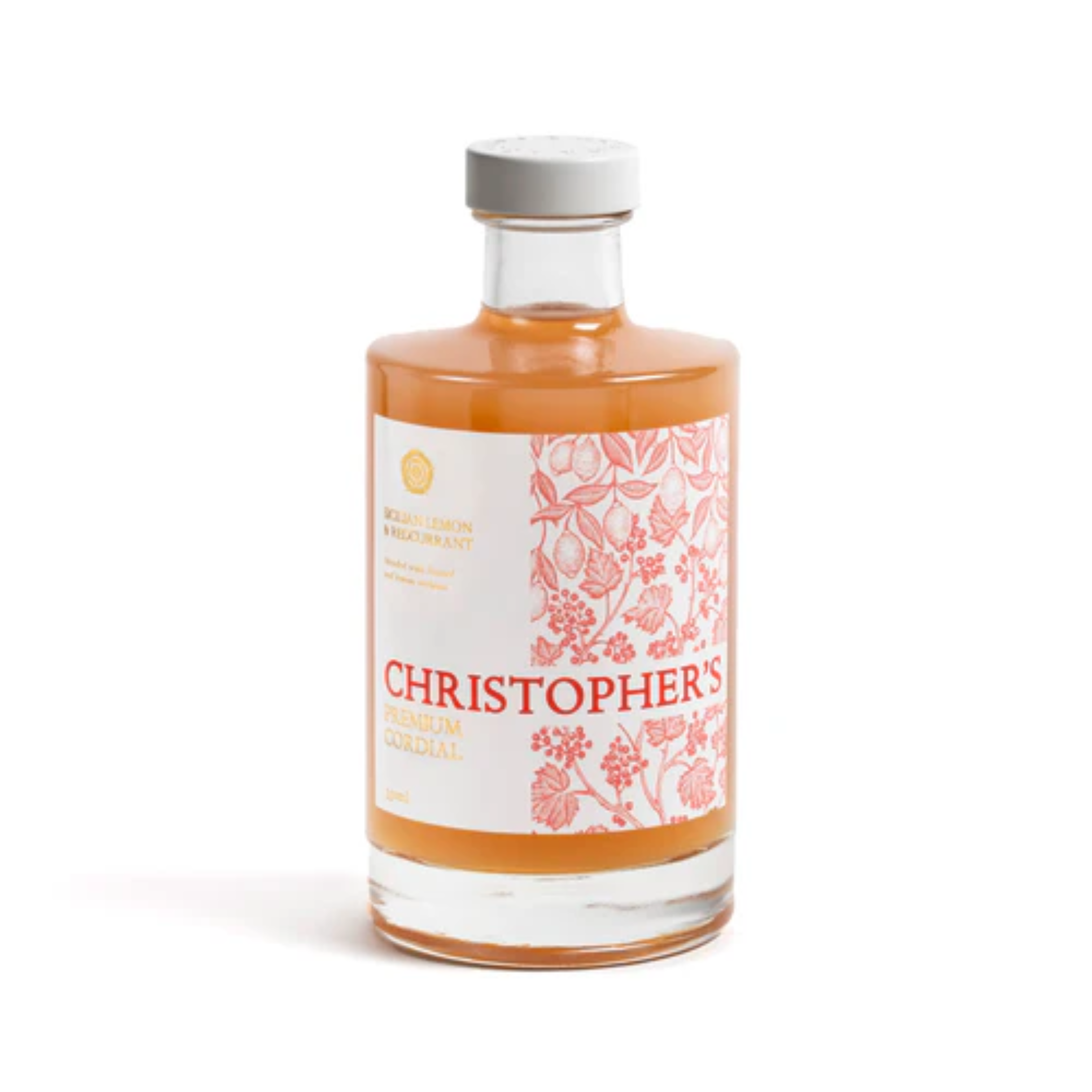 Christopher Sicilian Lemon & Redcurrant Cordial 350ml