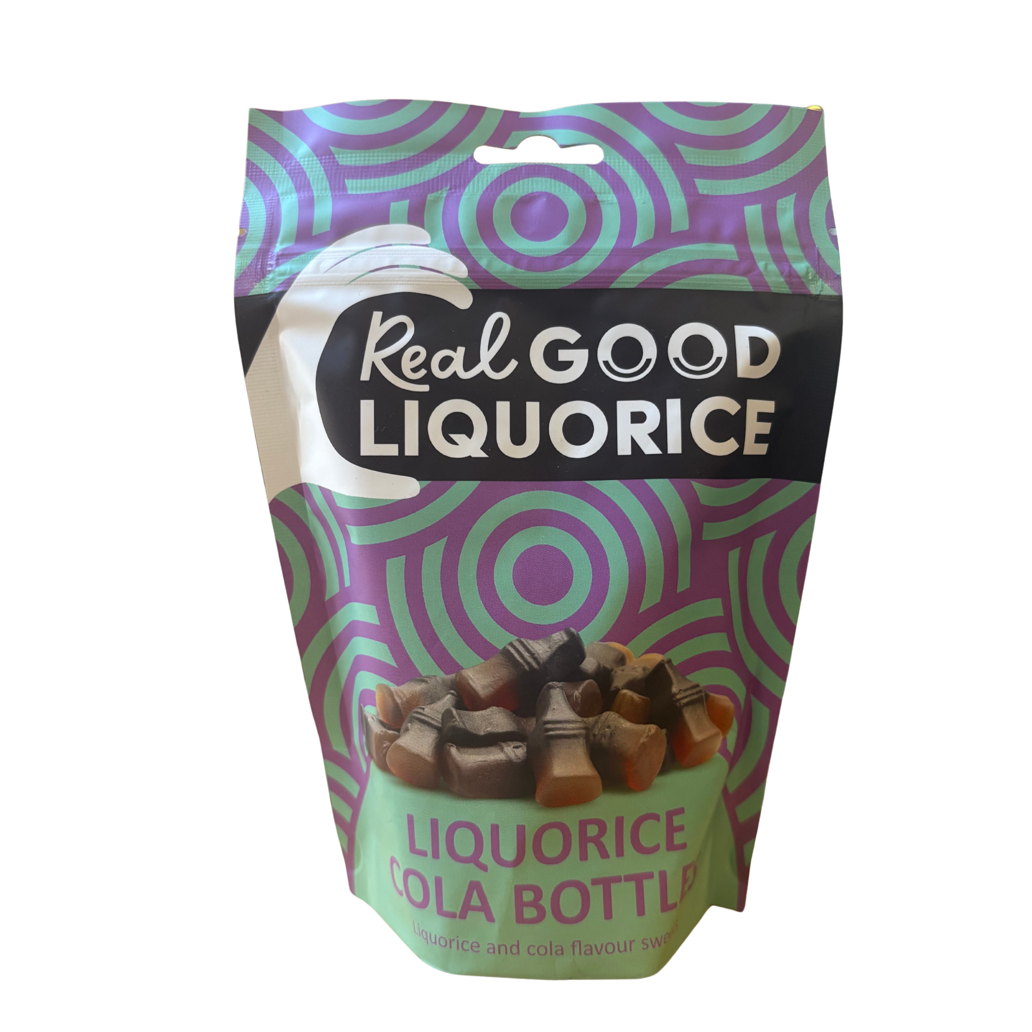 Real Good Liquorice Cola Bottles 165g