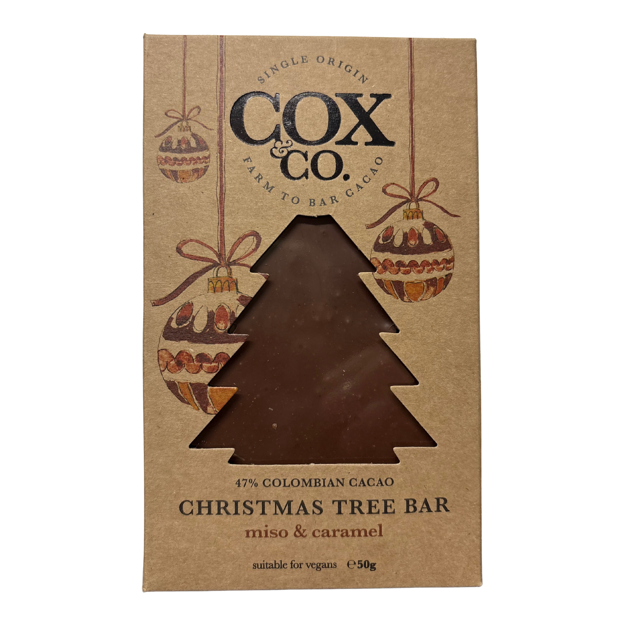 Cox&Co Xmas Tree Miso & Caramel 50g