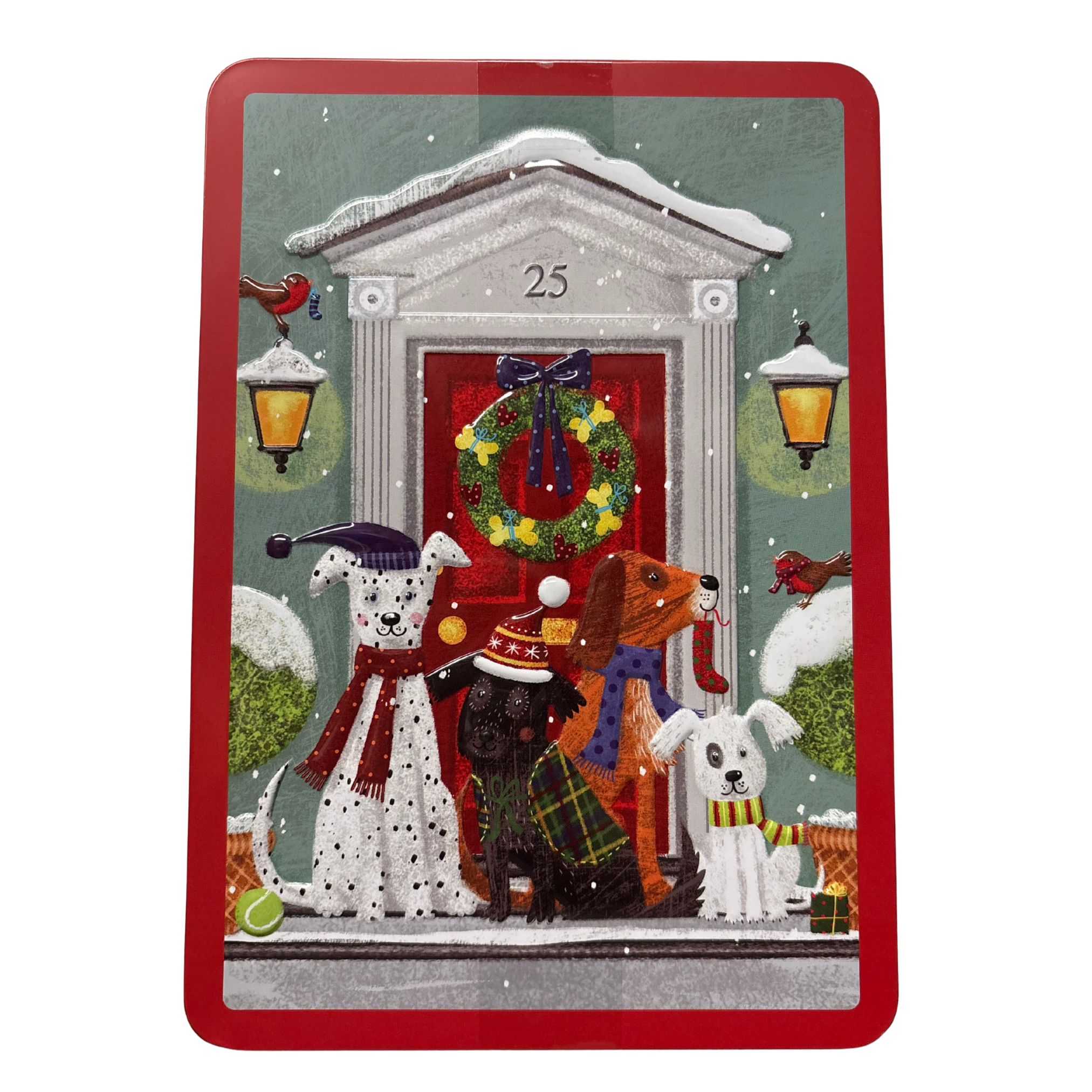 Grandma Snowy Dogs Biscuit Tin 300g