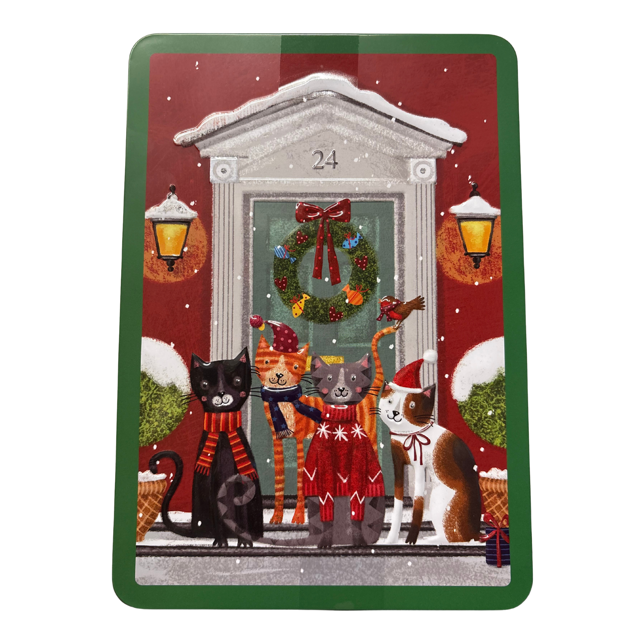 Grandma Snowy Cats Biscuit Tin 300g