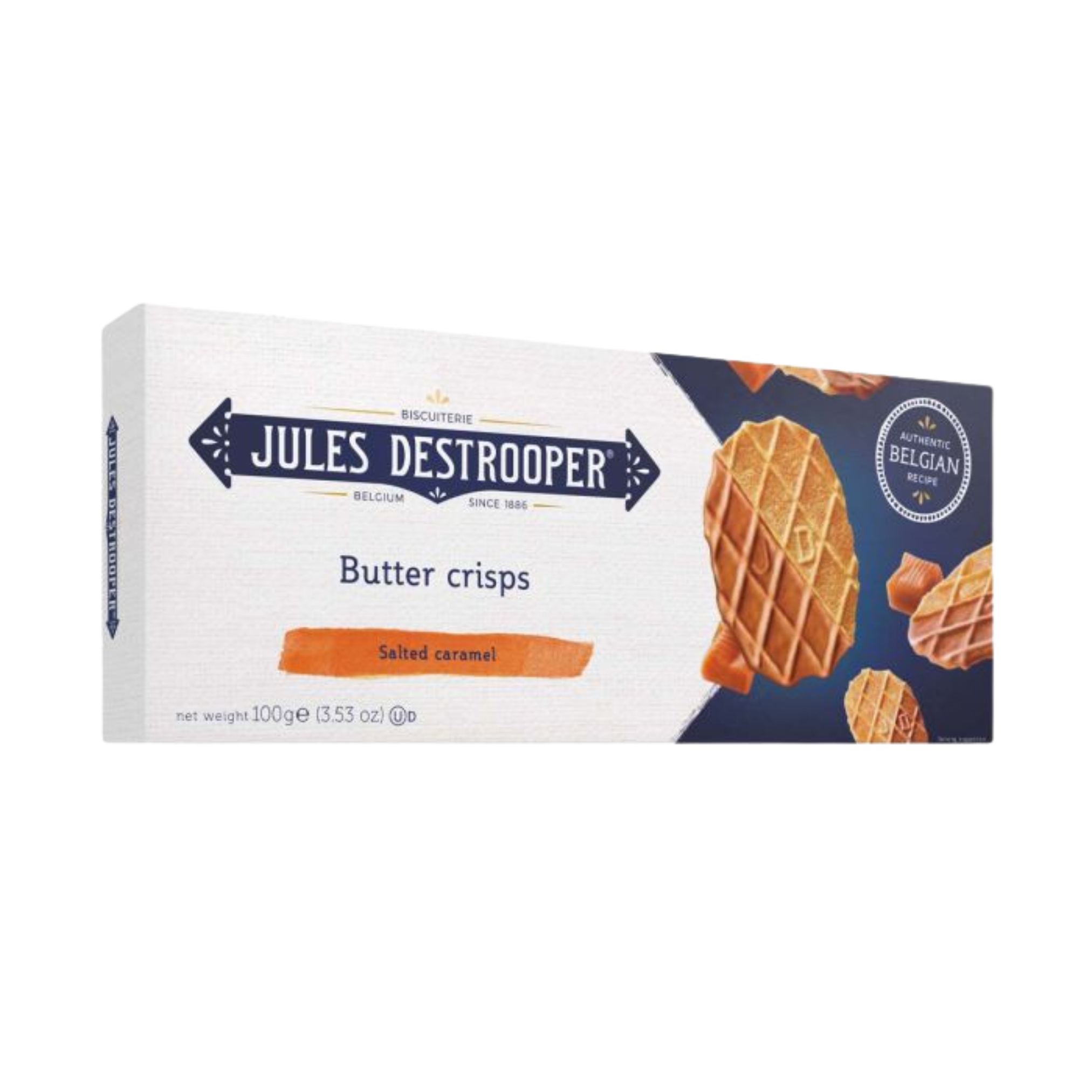 Jules Destrooper Salted Caramel Butter Crisps 100g