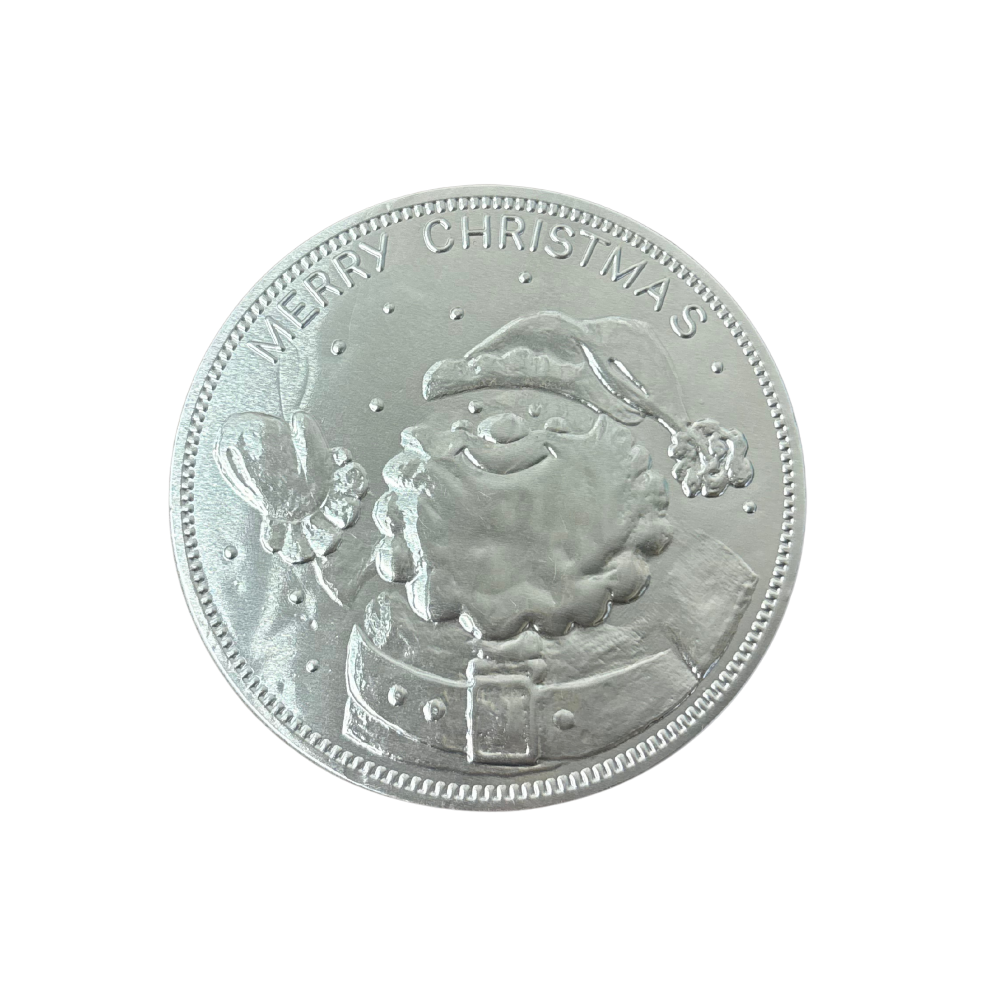 75mm Silver Santa Coin 23g