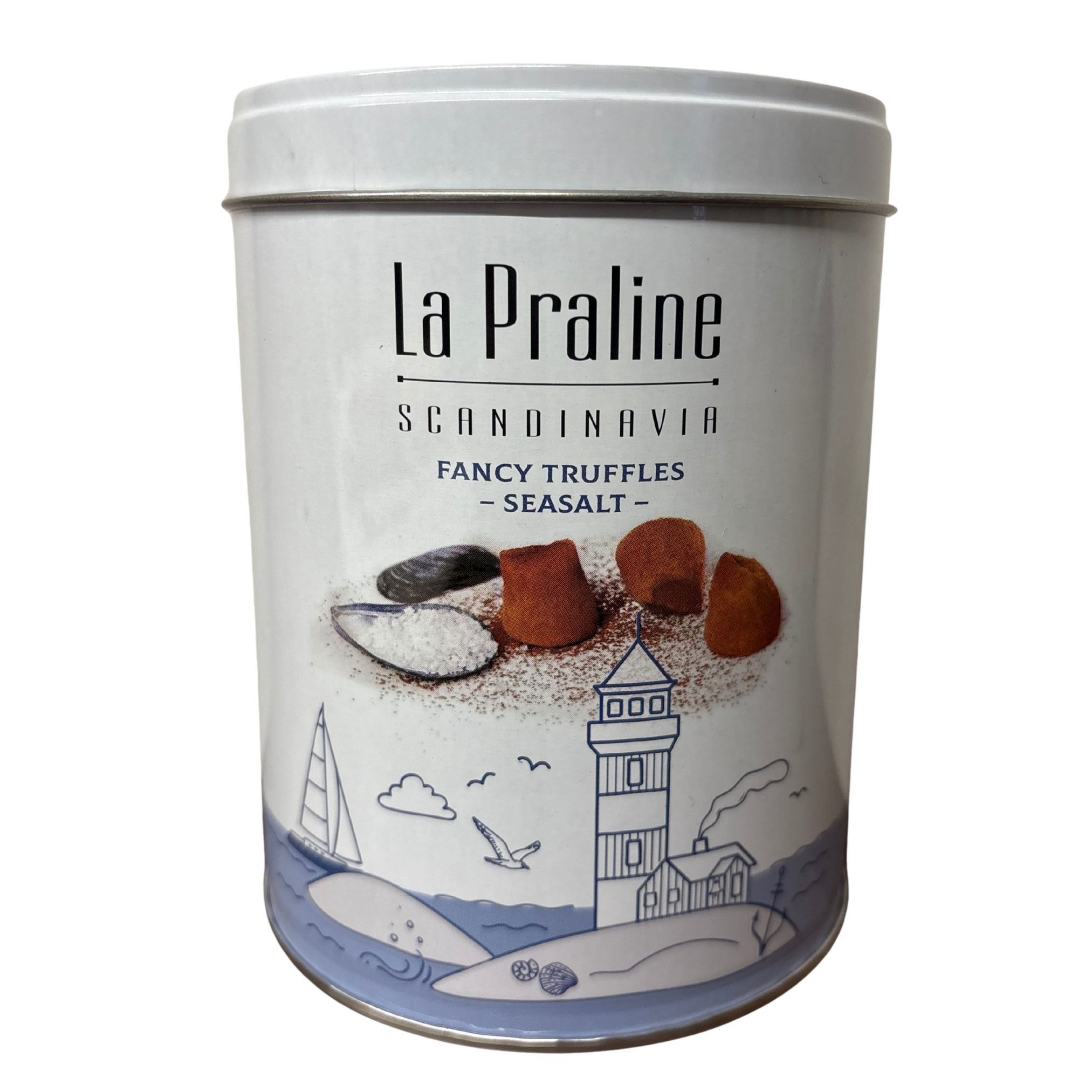 La Praline Fancy Sea Salt Truffles Tin 200g