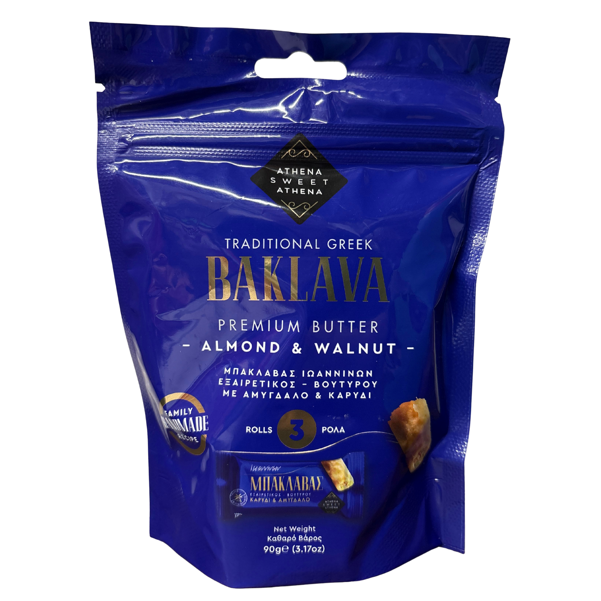 Athena Almond & Walnut Baklava 90g