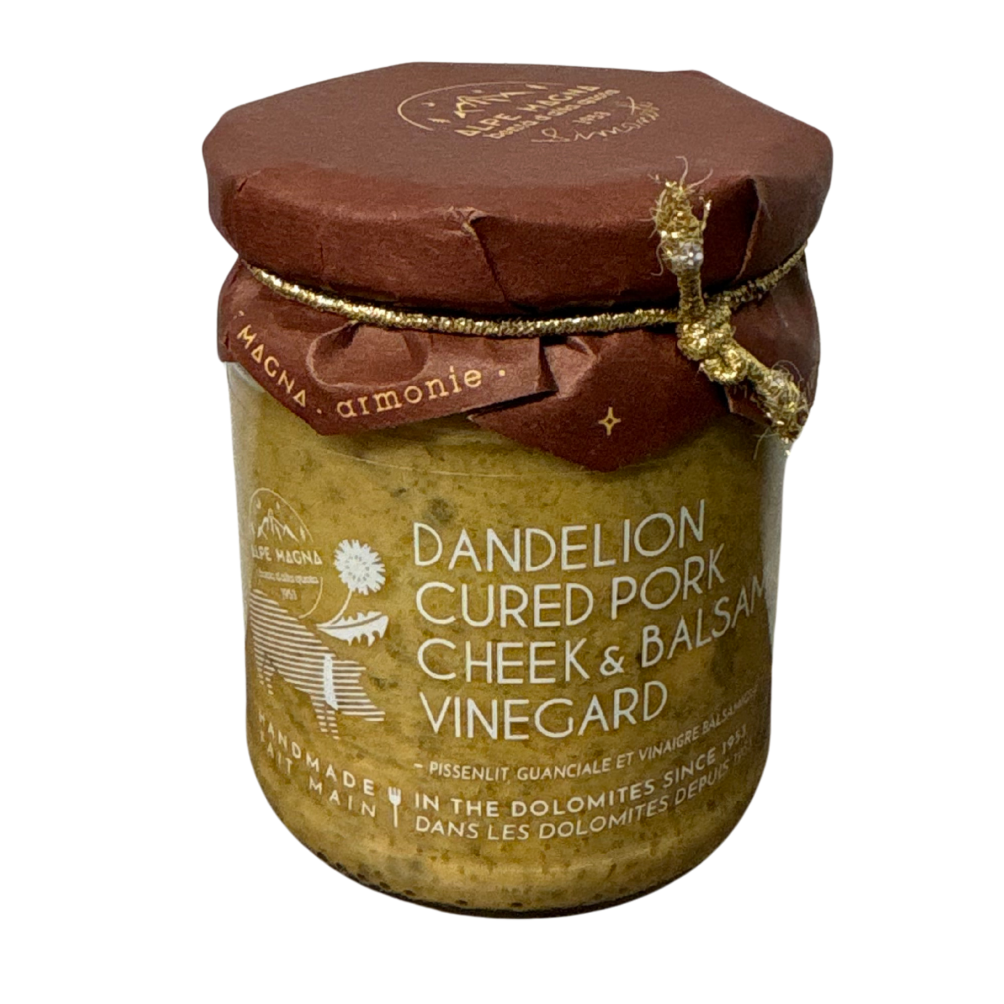 Dandelion Cured Pork Cheek & Balsamic Vinegar 180g