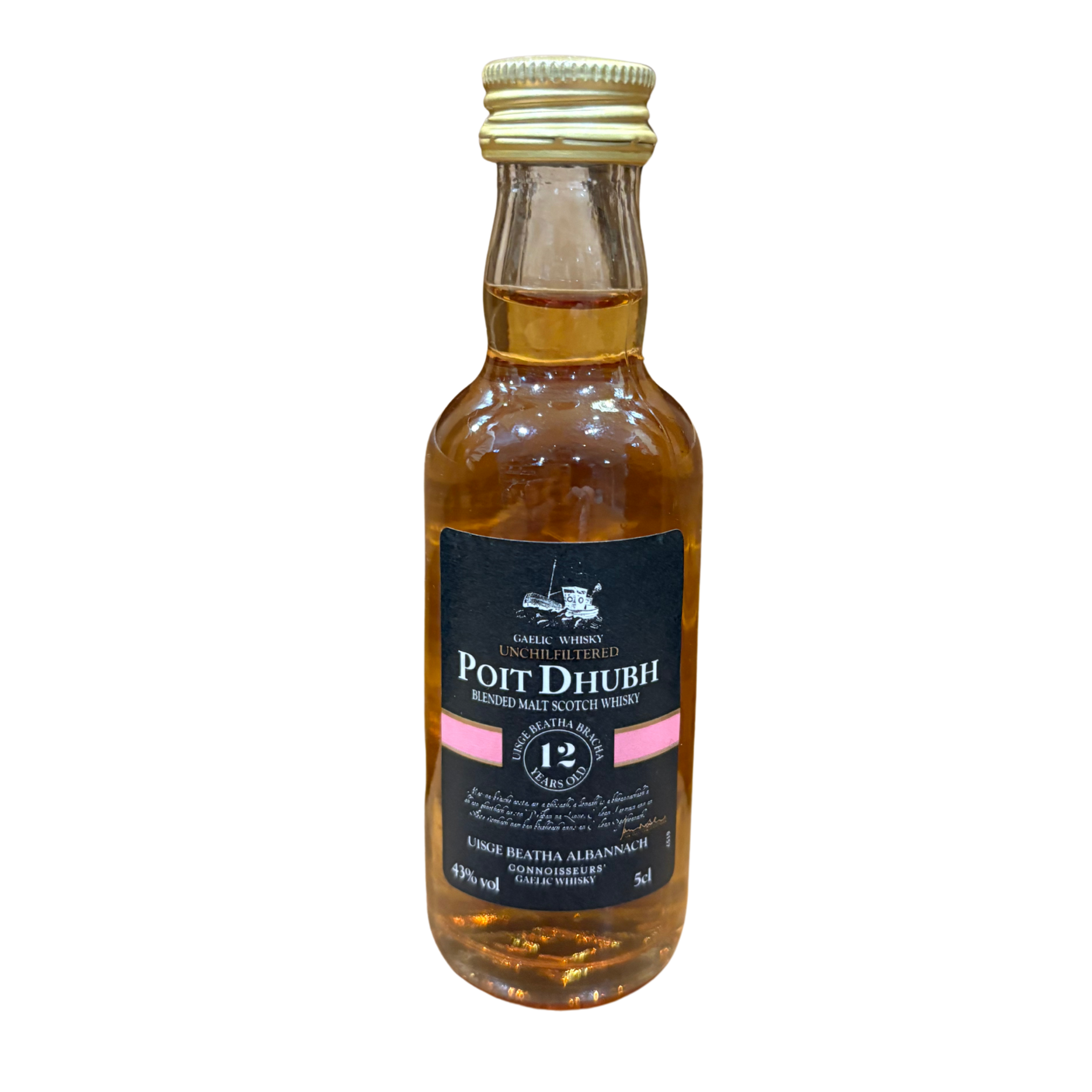 Poit Dhubh 12YO 5cl