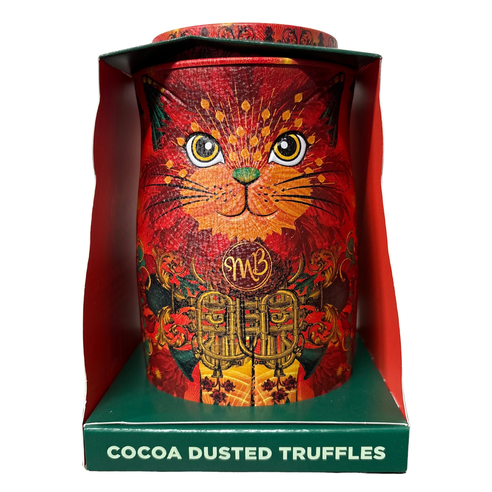 Monty Bojangles Orange Truffles - Fire Dancer Cat Tin 135g