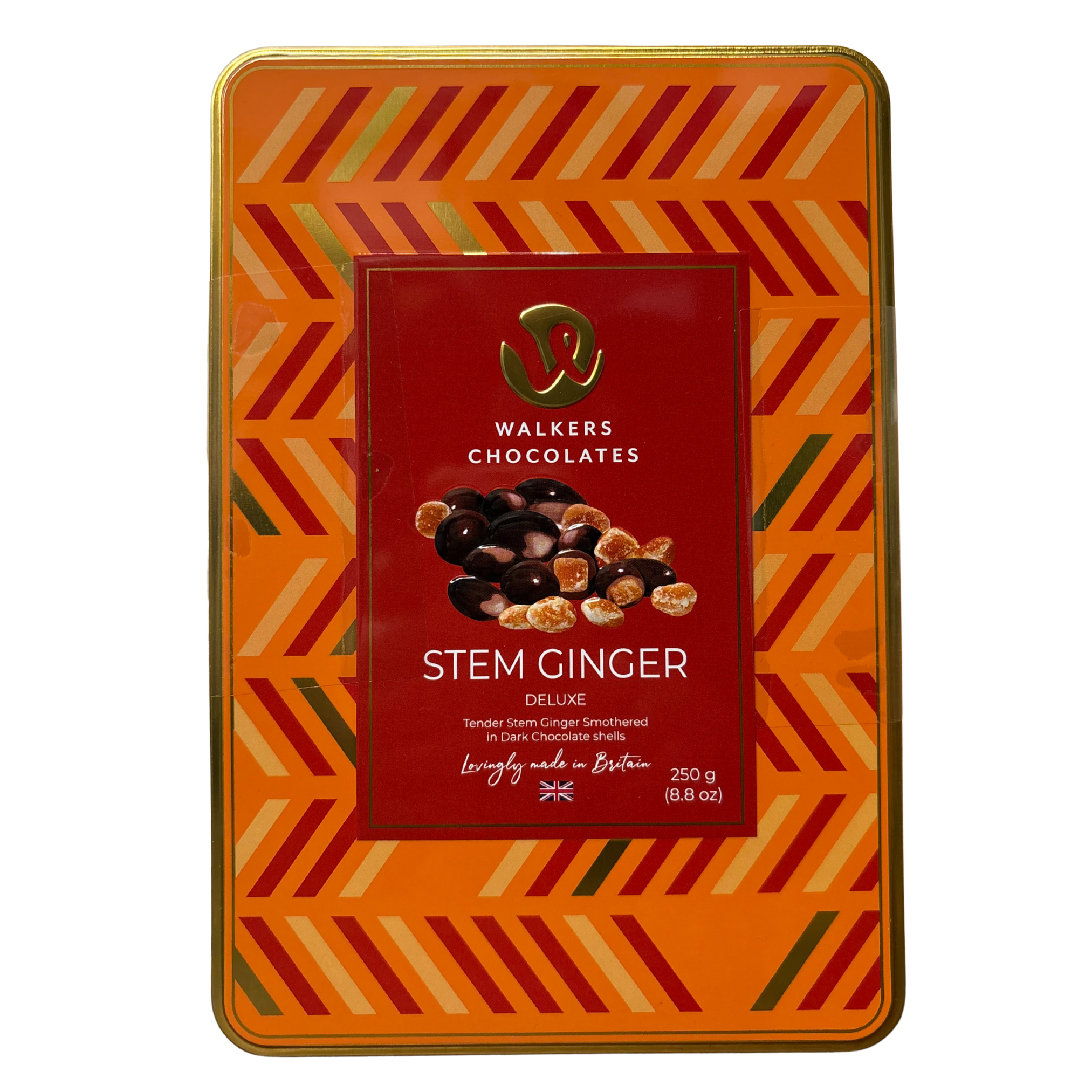 Walkers Dark Chocolate Ginger Gift Tin 250g