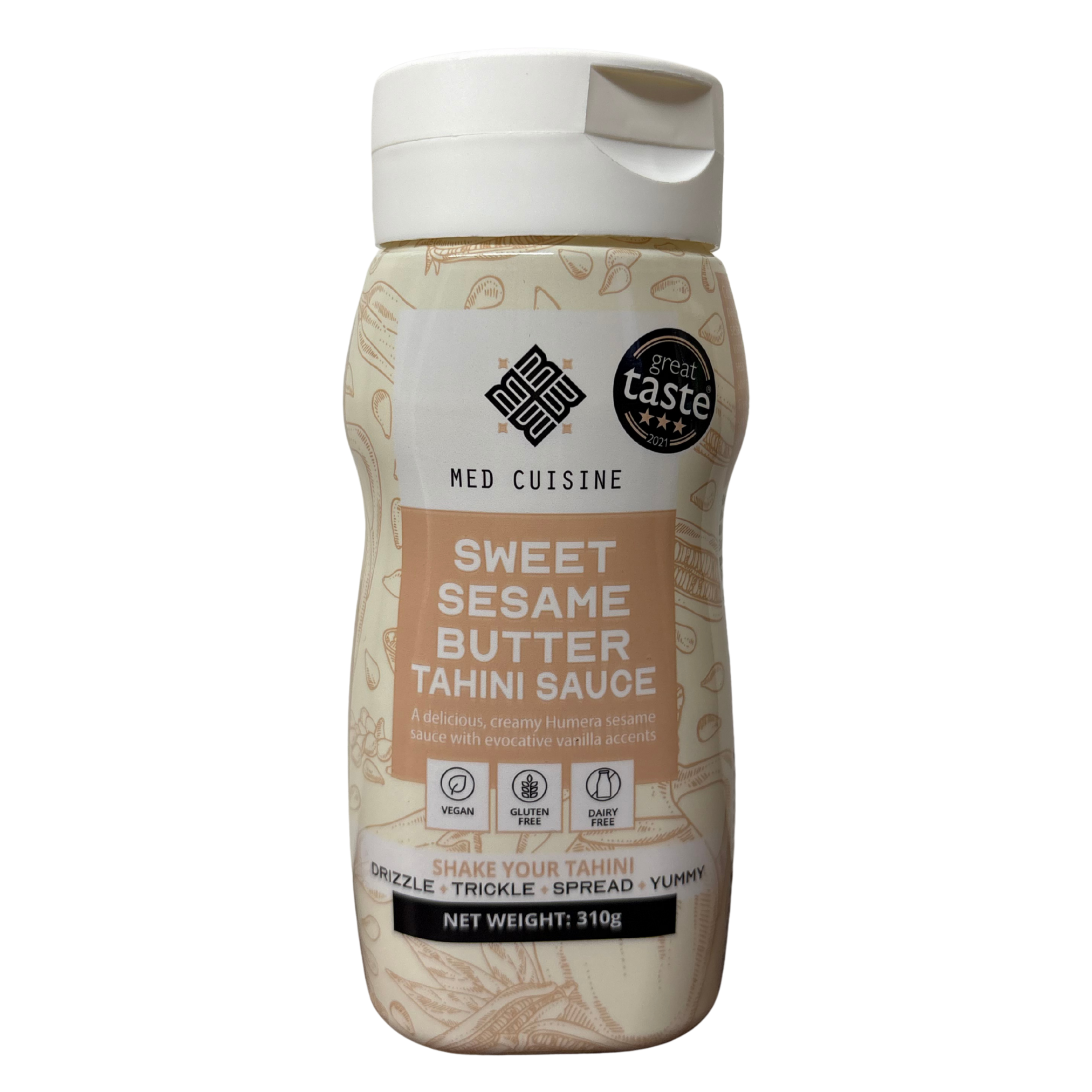 Med Cuis Sweet Sesame Butter Tahini Sauce 310g