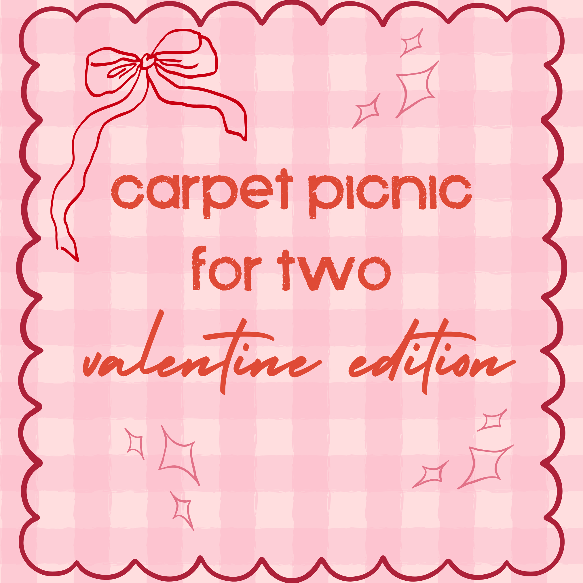 Valentines Day Picnic Hamper for 2